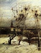 Aleksei Savrasov The Crows are Back oil on canvas